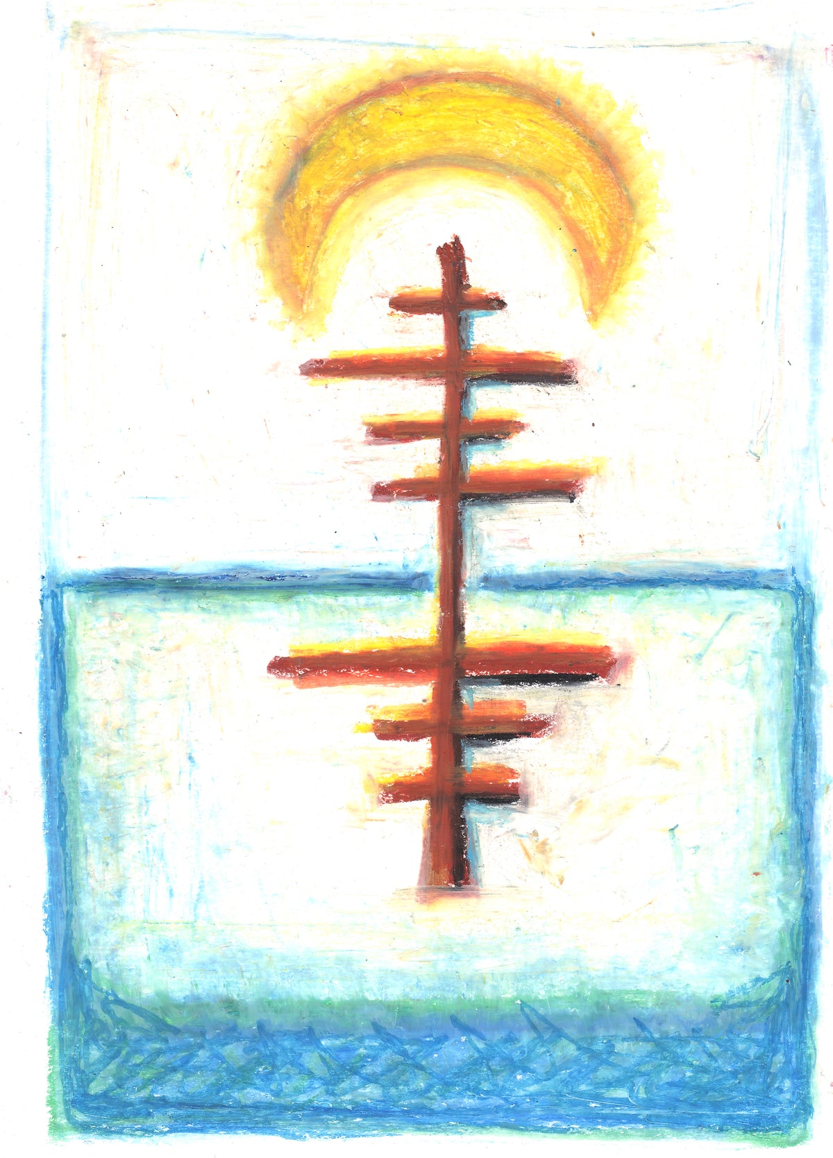 sunsrise moonset greeting card collection