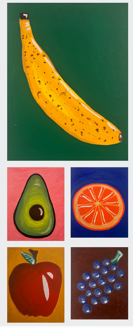 sweet fruit painting set